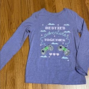 Girl long sleeve shirt size 10/12